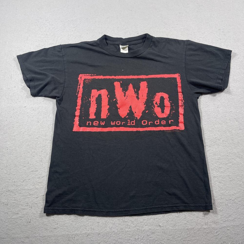 Vintage nWo Shirt Mens‎ Medium Black WCW Wrestling New World Order Tee 90s Retro